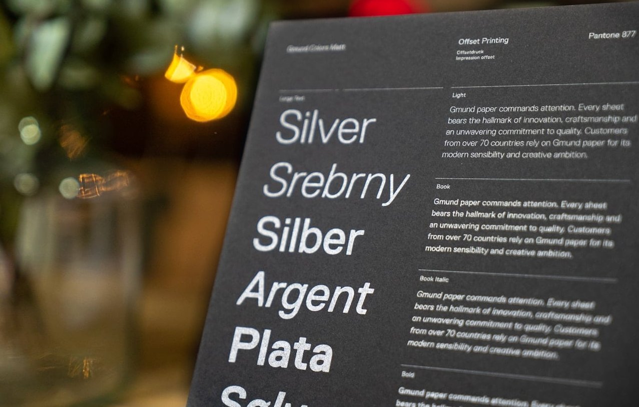 restaurant menu typography
